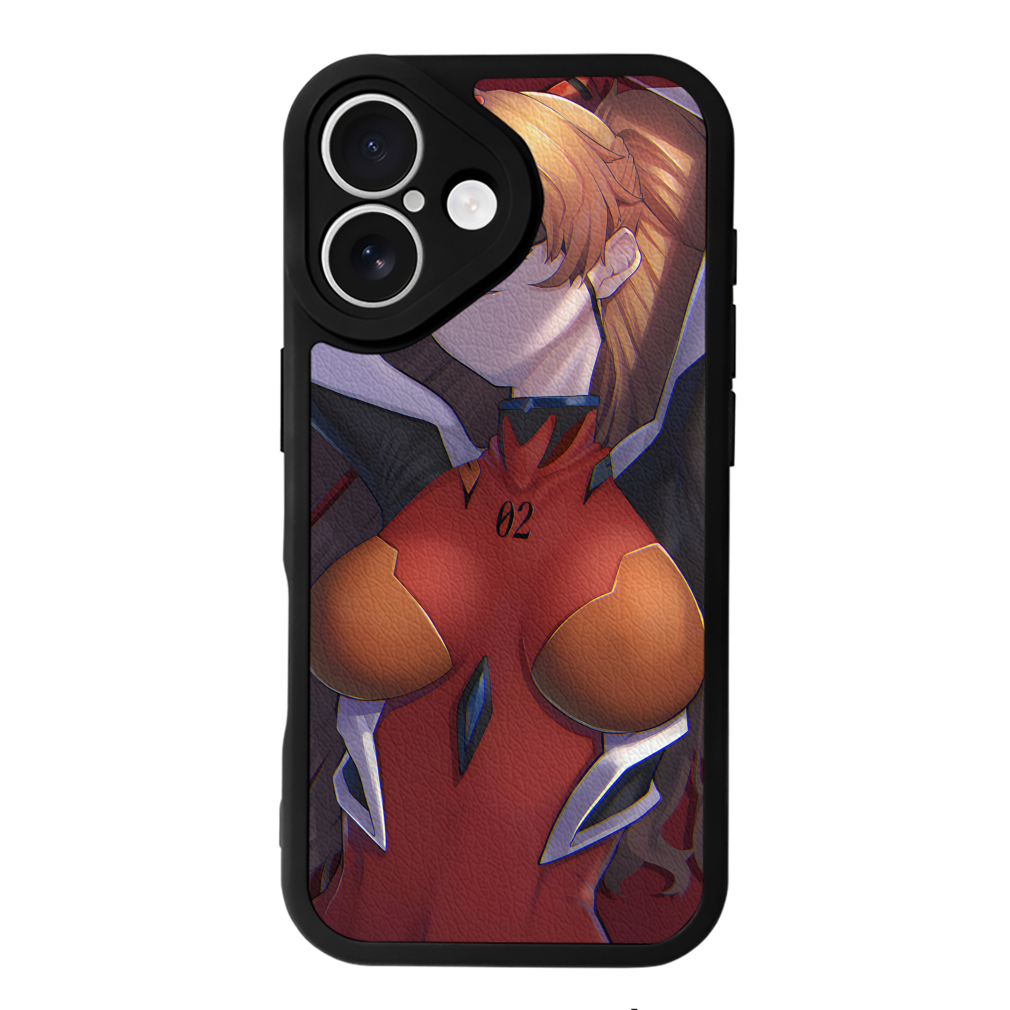 （画像用） EVA 新世紀エヴァンゲリオン 【iPhone 16シリーズ対応】シリコンスマホケース（レザー調） 材質：シリコン